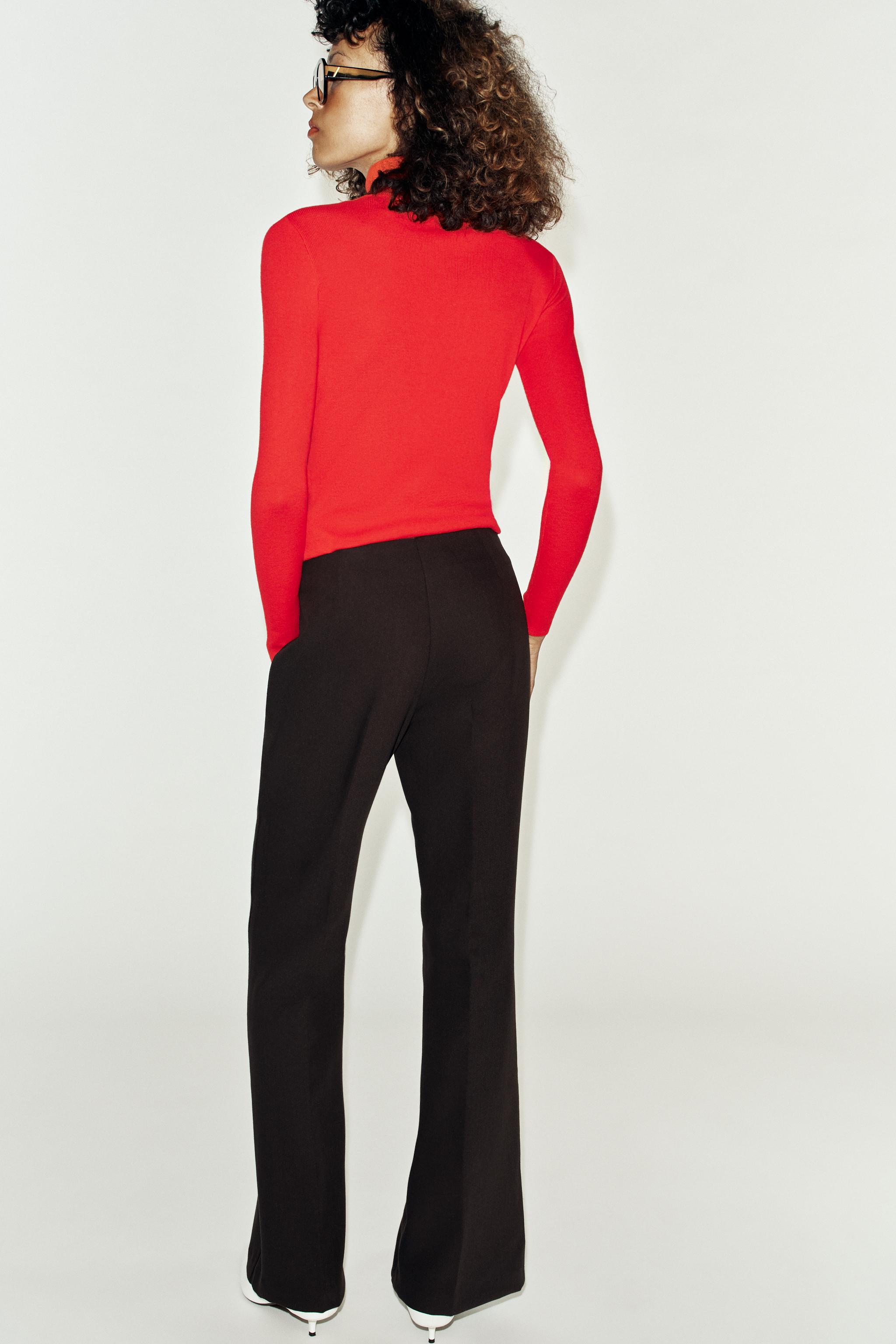 PANTALON FLARE TAILLE BASSE